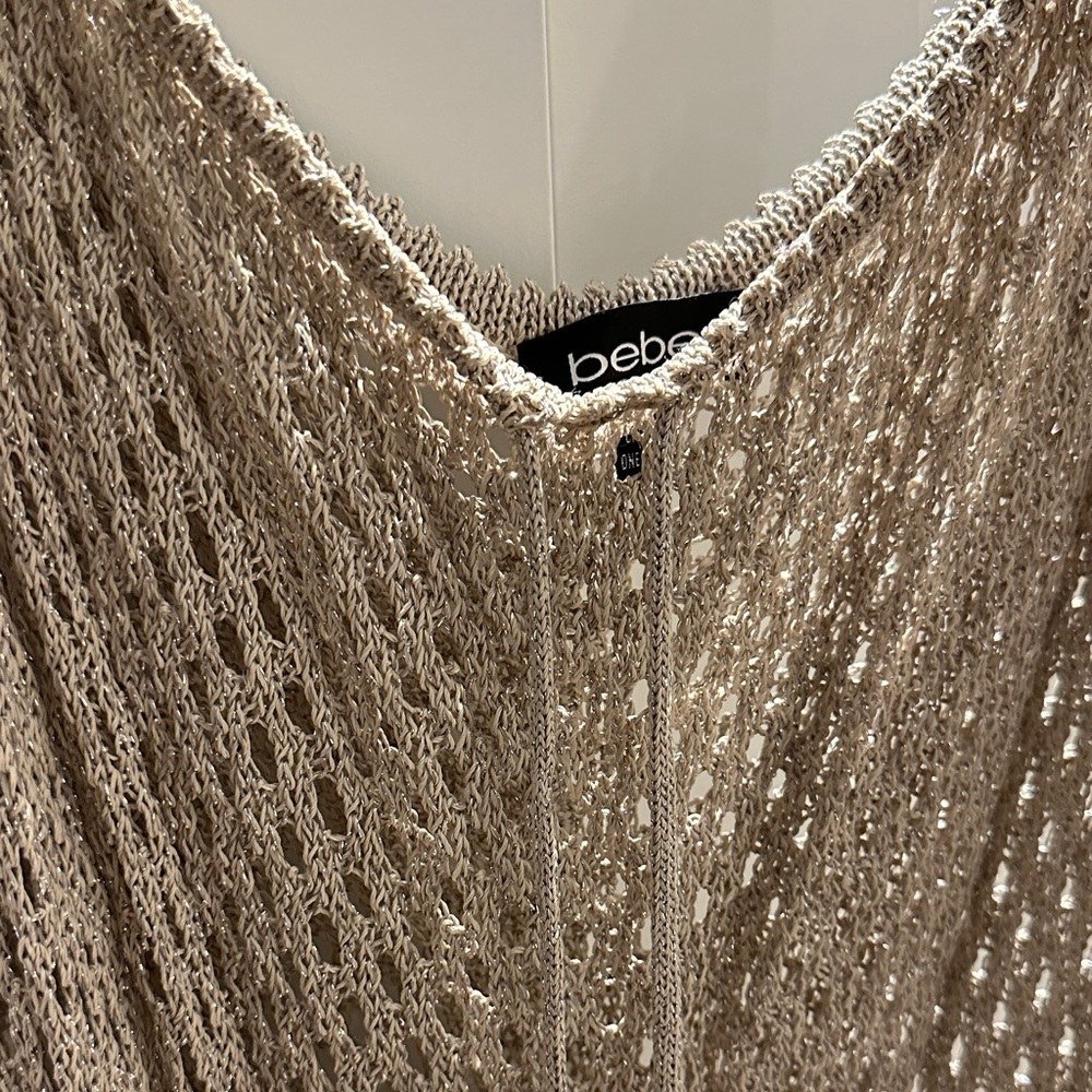 Bebe beach crochet skirt/dress
